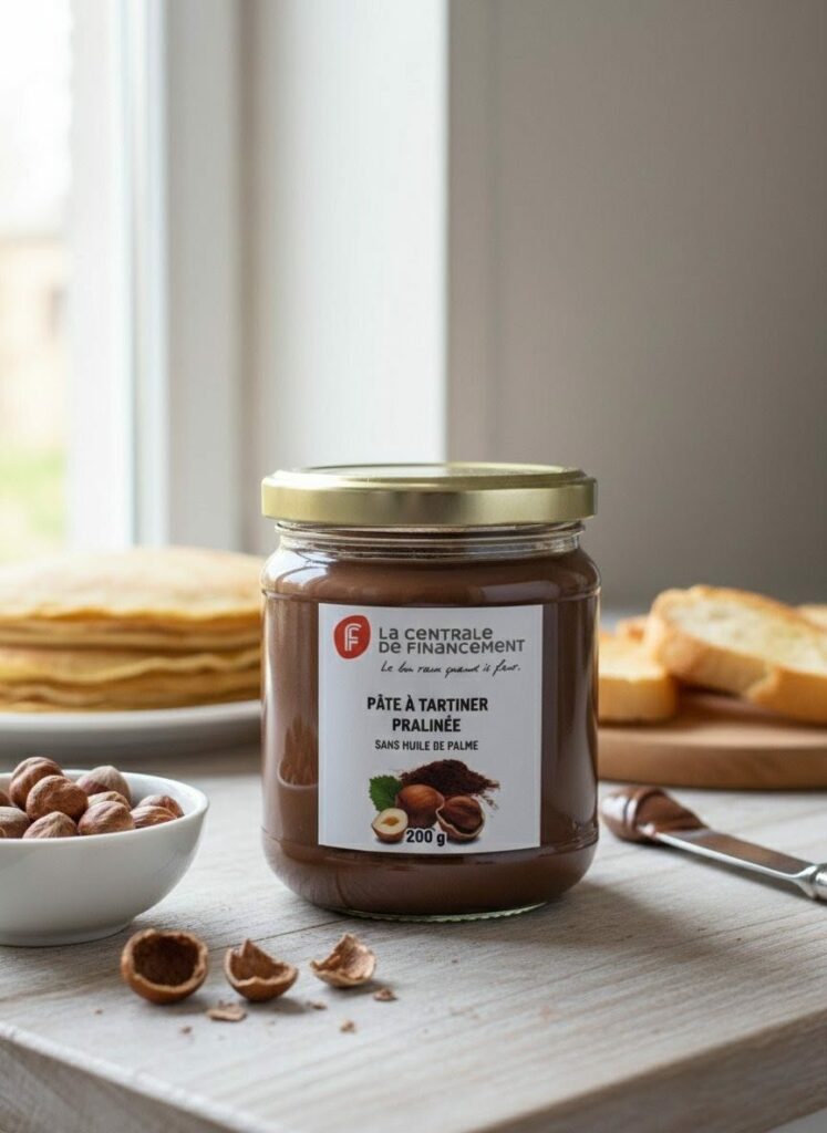 Pot de pâte à tartiner